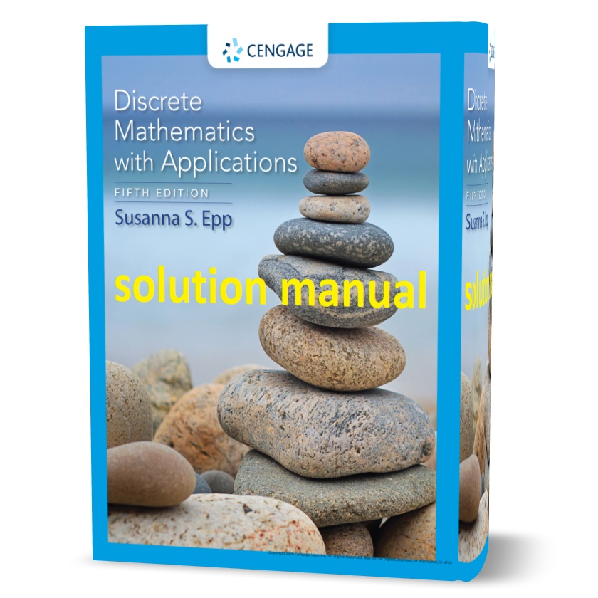 دانلود حل المسائل کتاب ریاضیات گسسته با کاربردها ویرایش پنجم به نویسندگی سوزانا discrete mathematics with applications 5th edition by susanna epp solution manual