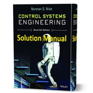 دانلود حل المسائل کتاب مهندسی سیستم های کنترل ویرایش هفتم به نویسندگی نورمن control systems engineering nise 7th edition solution manual pdf