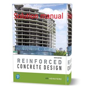 دانلود حل المسائل کتاب طراحی بتن آرمه ویرایش نهم به نویسندگی لیمبرونر design of reinforced concrete limbrunner 9th edition solution