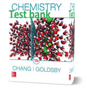 دانلود تست بانک کتاب شیمی ویرایش دوازدهم به نویسندگی گلدزبی chemistry 12th edition goldsby answers